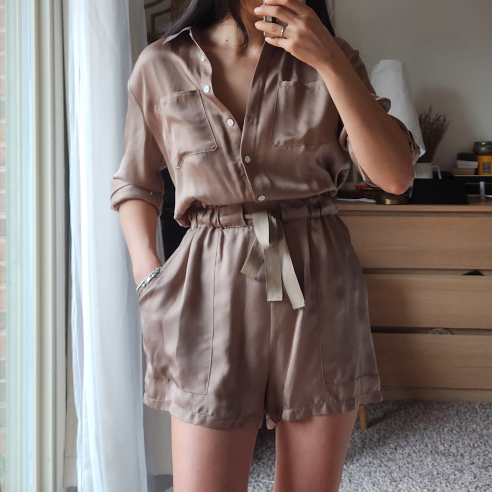 Cinq a sept silky romper - Picture 7 of 7